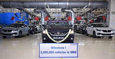 Suzuki S Gujarat Plant In India Achieves Accumulated Automobile Production Of 2 Million Units