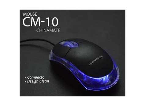 Mouse Usb Office Cm10 C Fio Chinamate o Melhor Preço é no Zoom