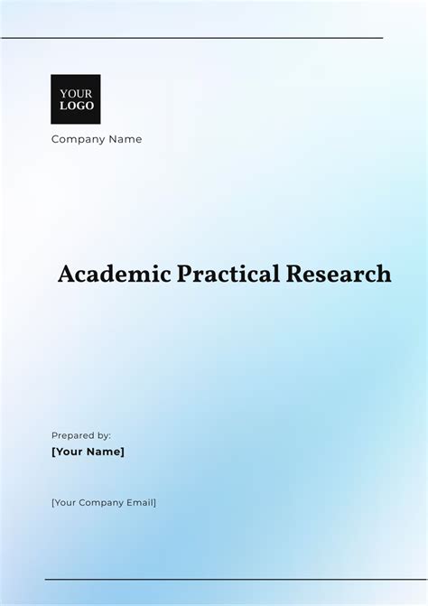 Free Academic Research Templates To Edit Online And Print