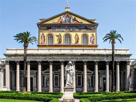 The Church Of San Paolo Fuori Le Mura In Rome Walks In Rome Est