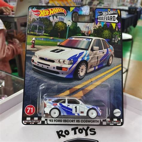 Hot Wheels Premium Ford Escort Rs Cosworth Boulevard Shopee Malaysia