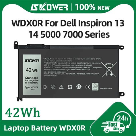 SKOWER Bater A WDX0R Para Ordenador Port Til Para Dell Inspiron 13 15