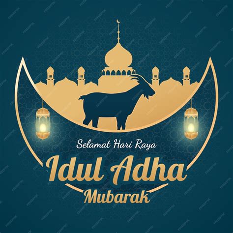 Premium Vector Selamat Hari Raya Idul Adha Eid Al Adha Mubarak