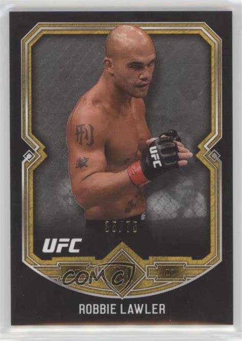 Topps Ufc Museum Collection Gold Robbie Lawler Ebay