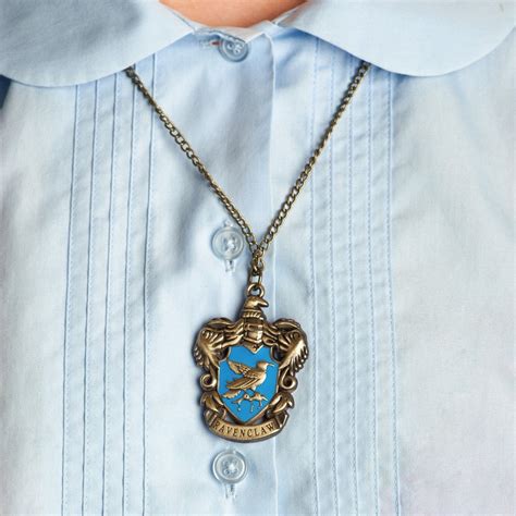 Harry Potter 4 House Hogwarts Necklace Gryffindor Ravenclaw Hufflepuff