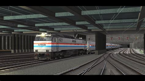 Train Simulator Classic Amtrak Ge E60cp 621 Arrives New York Penn