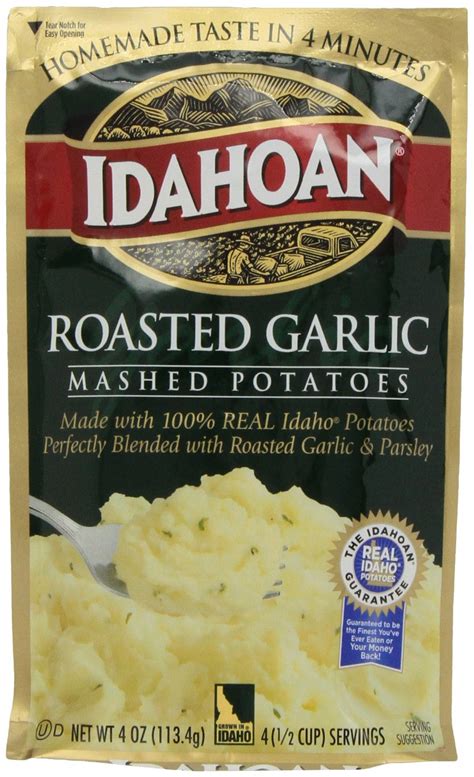 Idahoan Mashed Potatoes Roasted Garlic 4 Oz Buy Online In Canada At Desertcart 16287816