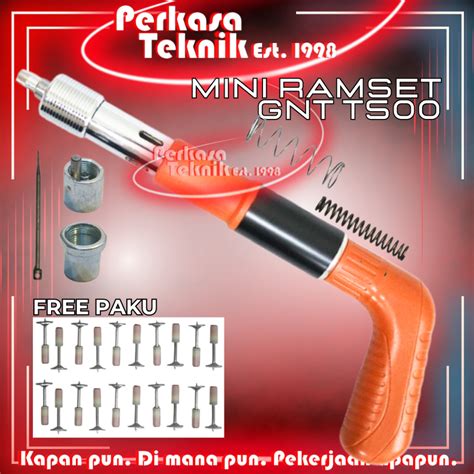 Jual Gnt Mini Ramset T Stampset Gun Alat Paku Tembak Beton Free