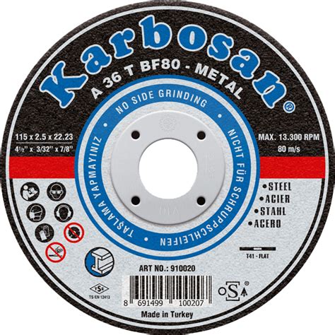 Metal Cut Off Discs Karbosan