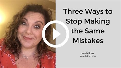 Three Ways To Stop Making The Same Mistakes YouTube