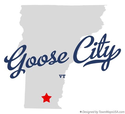 Map of Goose City, VT, Vermont