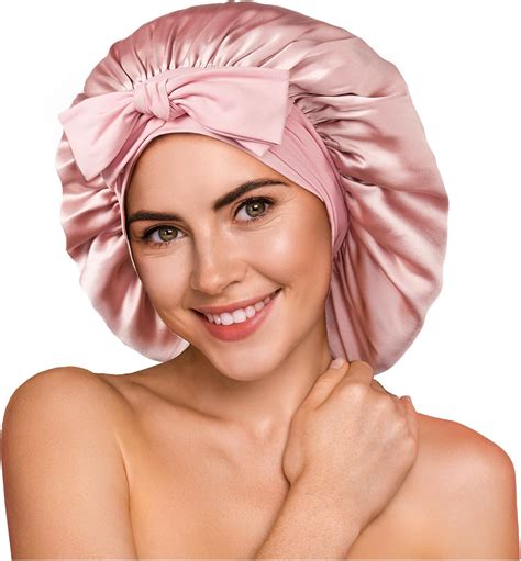 Amazon Bonnet Queen Silk Bonnet For Sleeping Satin Hair Bonnet