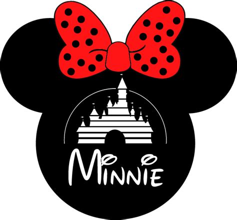 Castle In Minnie Mouse Head Svg Disney Castle Svg Instant Inspire