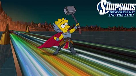 Loki X The Simpsons Lisa Simpson Is Lady Thor Youtube