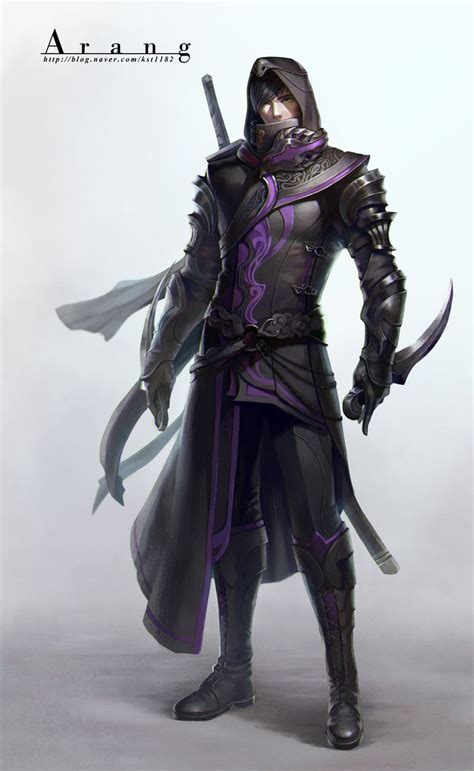 Assassin By Tae Kwon Kim Arang Fantasy Male Foto Fantasy Heroic Fantasy Fantasy Armor Dark