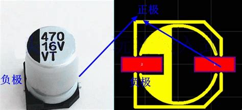 电容怎样区分正负极怎样识别直流电容正负电容电路板上正负标志大山谷图库