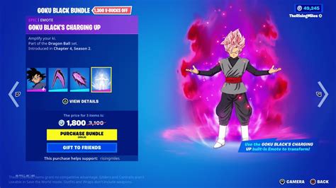 Goku Black Fortnite Youtube