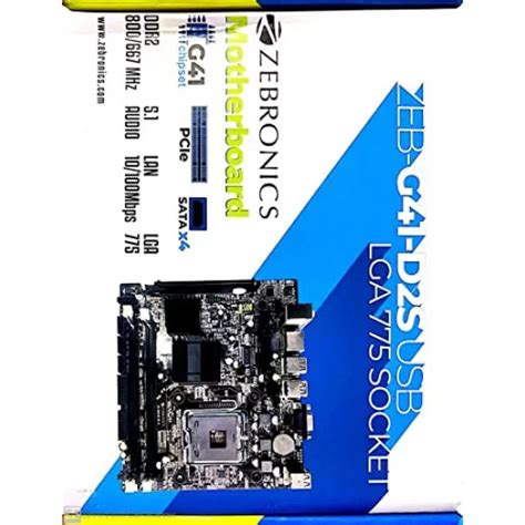 Zebronics G Motherboard Zebronics Zeb G Intel G Motherboard