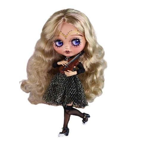Jasmine Premium Custom Neo Blythe Doll With Blonde Hair Tan Skin