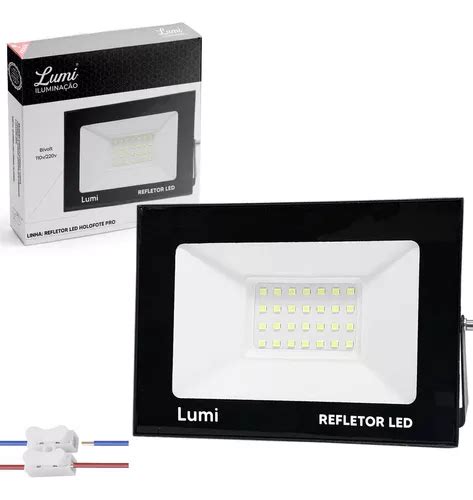 Kit de 2 focos LED superLED de 50 W luz blanca fría 6500 K Lumi LED