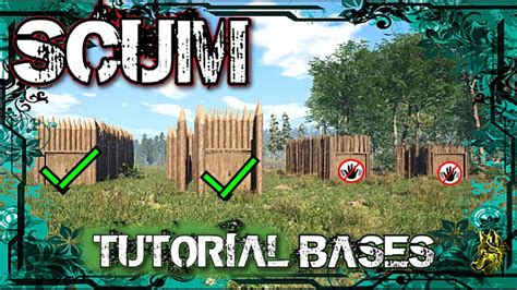 SCUM TUTORIAL Español Latino CONSTRUCCIÓN DE BASES CABAÑAS APRENDE