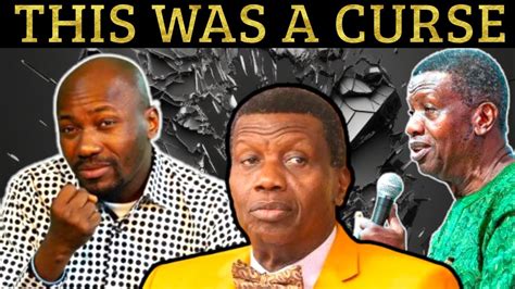 Breakingafter Pastor Ea Adeboye Was Tagged A Cultist Apostle Johnson