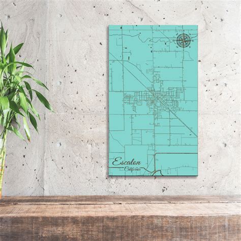 Escalon California Street Map