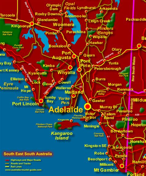 South East South Australia Beach Map South Australia • Mappery