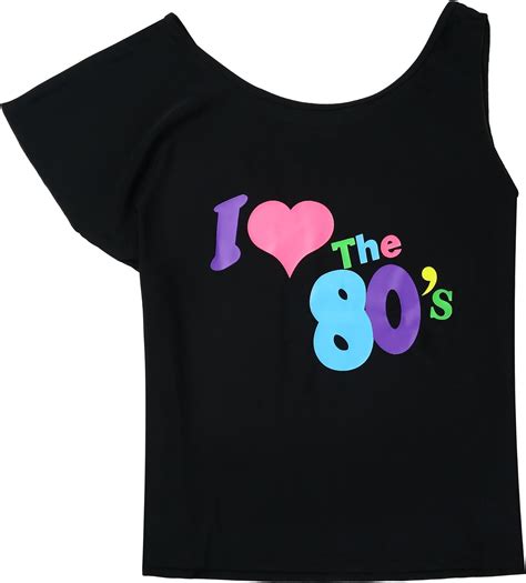 Womens I Love The 80s Disco 80s Costume Outfit Accessories Clothing Shoes And Jewelry