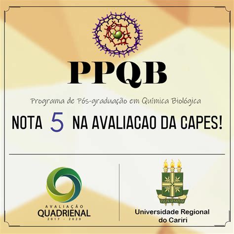 Programa de Pós Graduação em Química Biológica da URCA alcança conceito