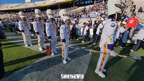 Prairie View A M Marching Storm Marching In Vs Grambling YouTube