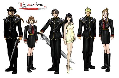 Final Fantasy Viii Character Artworks Seeds By Zelu1984 On Deviantart