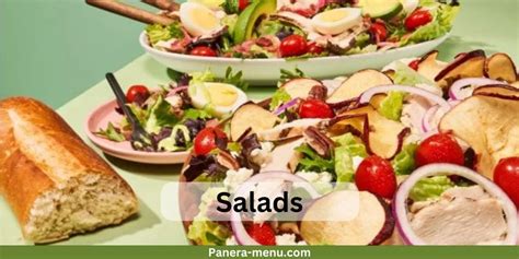 Panera Bread Salad Menu 2025 With Prices And Options