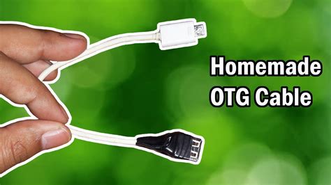 How To Make An Otg Cable At Home Youtube