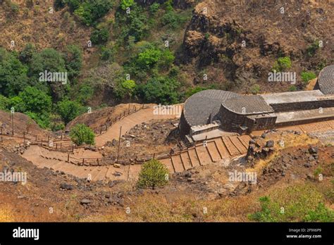 Steps To Vishalgad Fort Kolhapur Maharashtra India Stock Photo Alamy