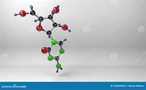 Azacitidine Molecule 3D Illustration Stock Photo CartoonDealer