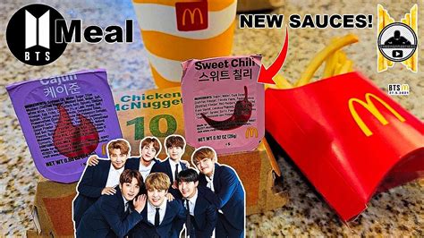 Restaurants Fast Food 2021 McDonalds The BTS Meal 10 Total Sweet