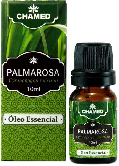 Óleo Essencial de Palmarosa 10ml Puro Chamed Óleos Essenciais