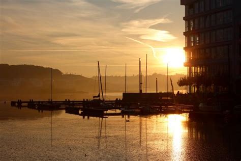 Free Images Sea Water Dock Light Sky Sun Sunrise Sunset Night