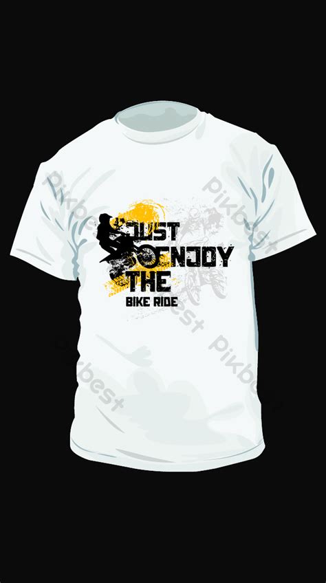 Just Enjoy The Bike Ride T Shirt Design Template Png Images Ai Free