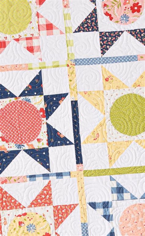 Easy Pattern Moon And Star Quilt Quilting Tutorials Missouri Star