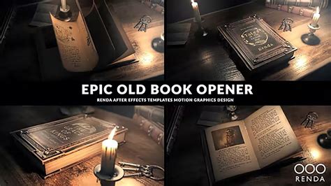 Old Book Opener After Effects Template AE Templates YouTube