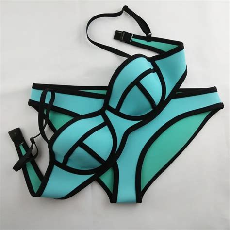 Swimwear Woman Neoprene Material Bikinis Women New Summer 2016 Sexy