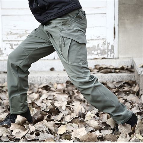 Refire Gear Mens Cargo Army Pants Military Style Waterproof Soft Shell Heat Reflection Shark