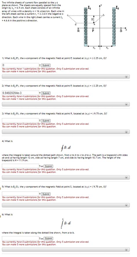 Solved Two Infinite Sheets Of Current Flow Parallel To The Chegg