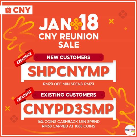 Shopee Cny Reunion Sale Voucher Codes 2024 Mypromomy