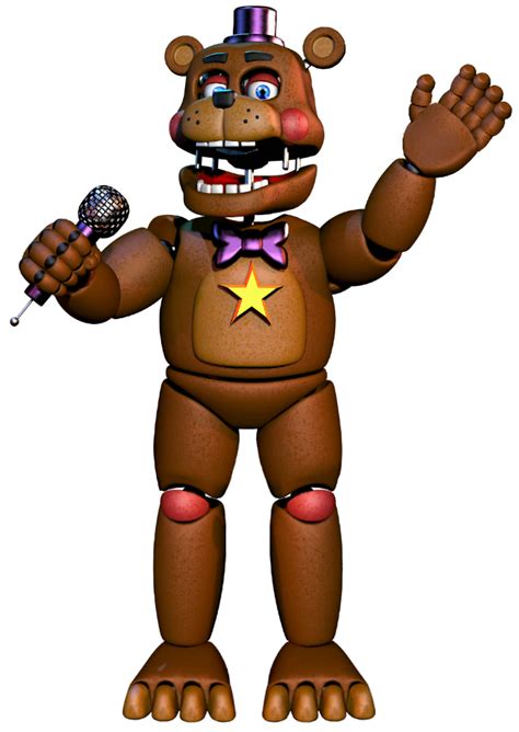 Fnaf 6 Rockstar Freddy Full Body By Enderziom2004 On Deviantart