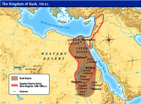 Picture Information: Map of Kushite Empire