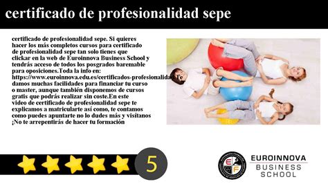 Certificado De Profesionalidad Sepe YouTube