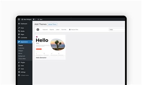 Documentation Black Widgets